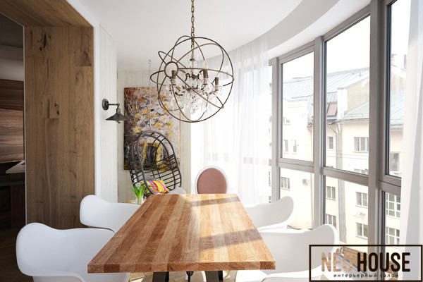 Лофт с дерзкой брутальностью