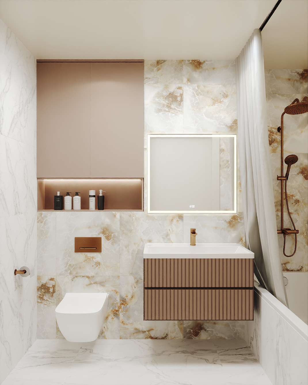 Дизайн-проект ванной комнаты