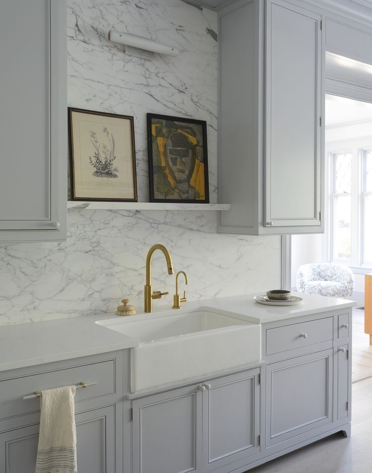 what to put on shelf above kitchen sink Houzz UK