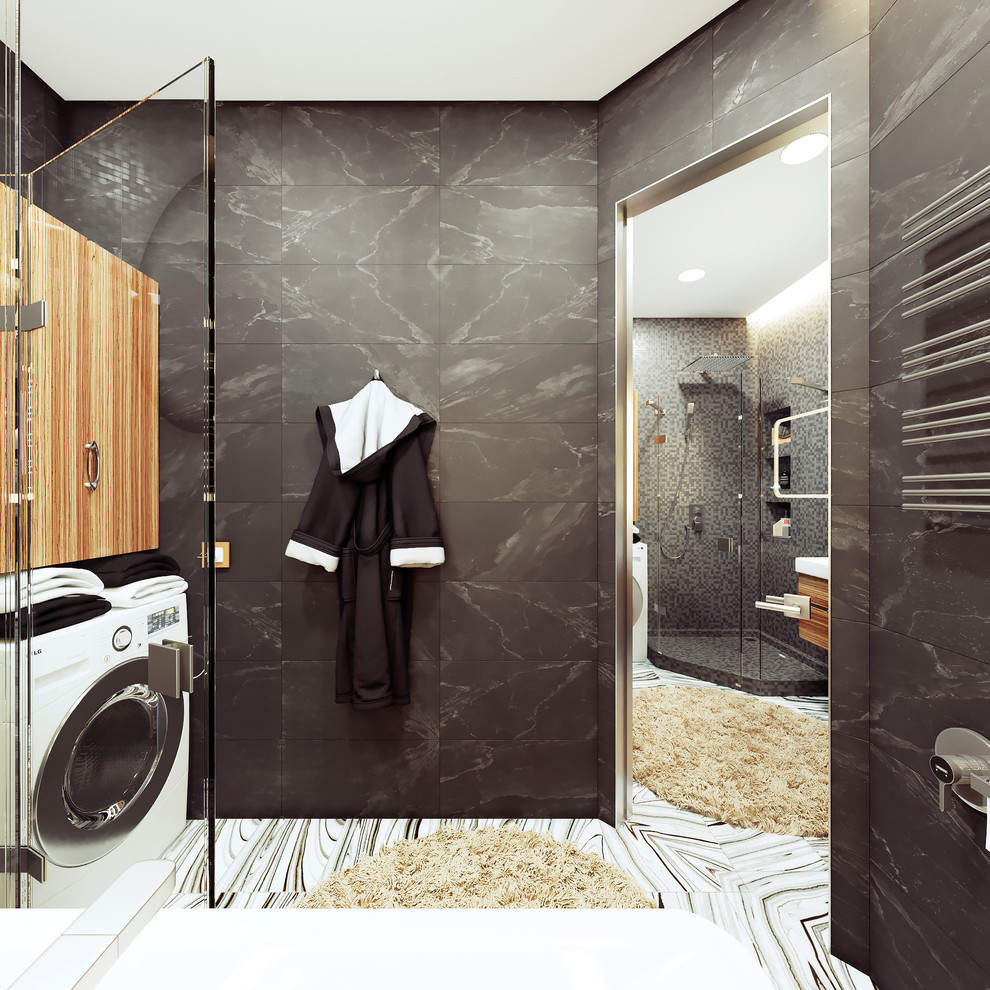 Визуализация санузла для студии дизайна АБАК Москва