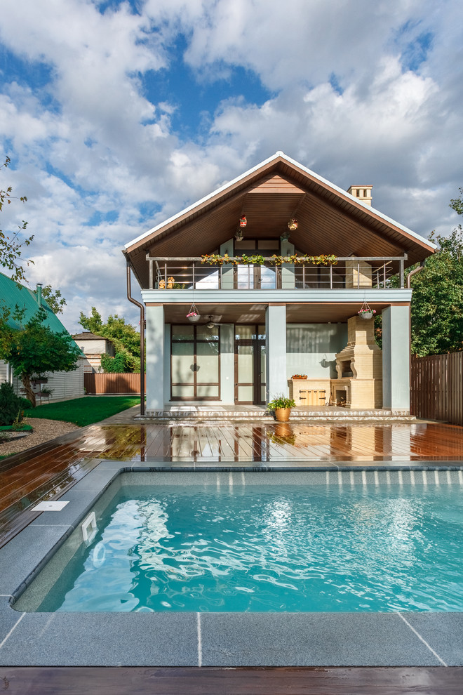 Бассейн на даче