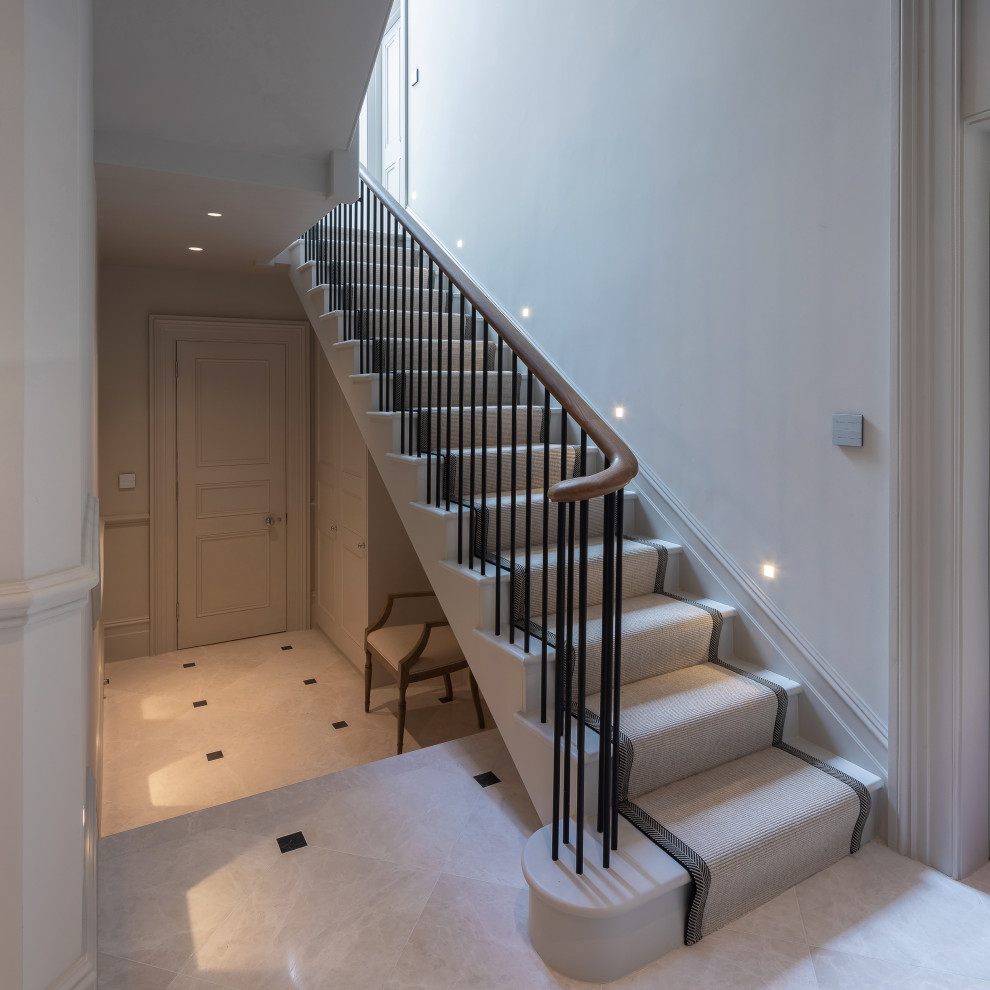 Classic staircase in London.