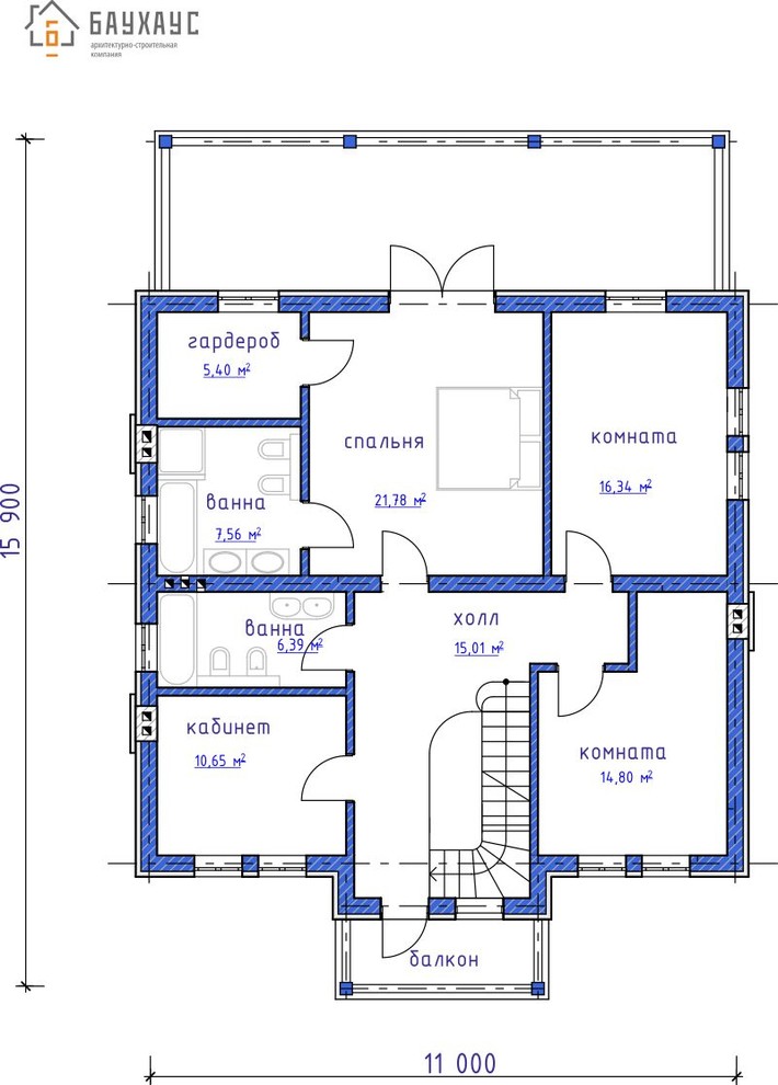 Проект дома № 1