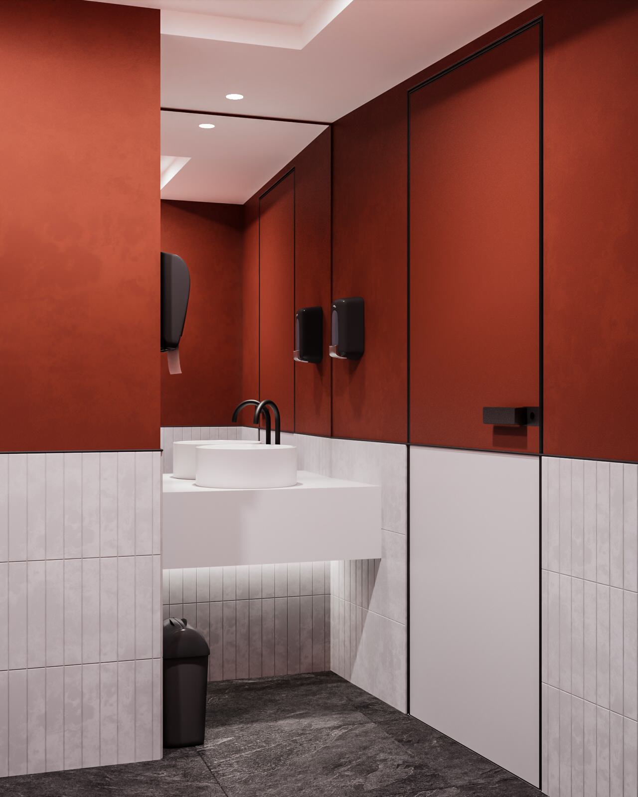 Туалетная комната . Отделение Orange Premium Club ПСБ