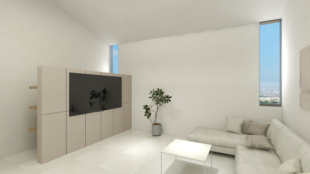 新築リビング、トイレのインテリアコーディネート skandinavisch