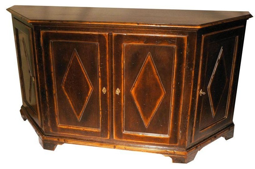 Pre-owned Italian Gothic Wall Credenza