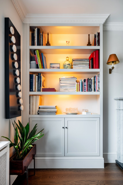 Marylebone Renovation midcentury-living-room