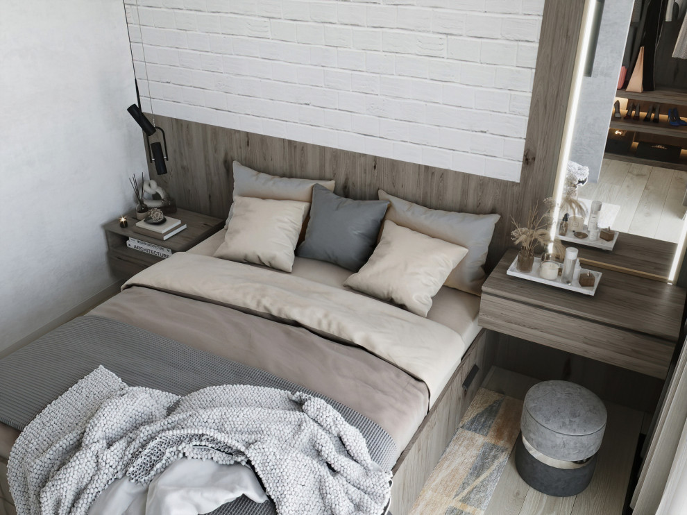 Квартира в современном стиле с элементами лофта