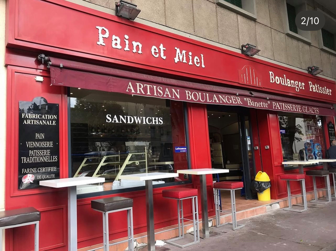 Restructuration de façade : Boulangerie-Pâtisserie Fine à Marseille