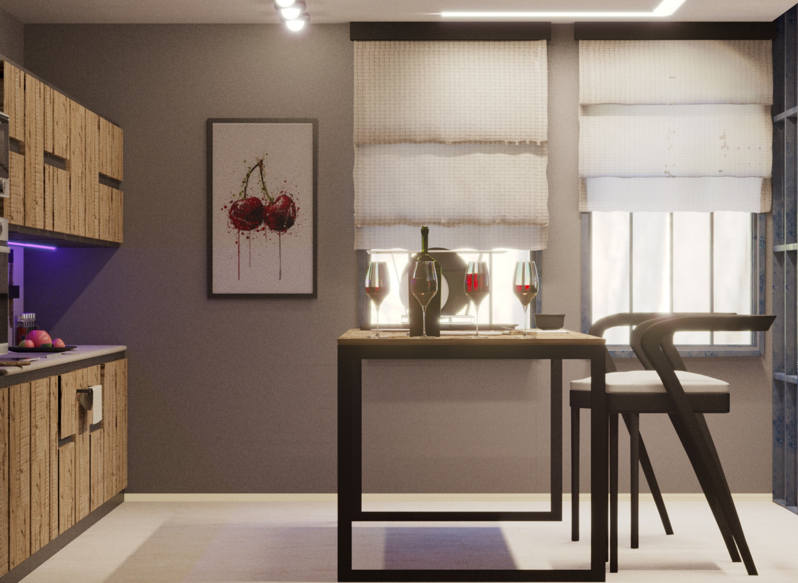 Кухня-гостиная