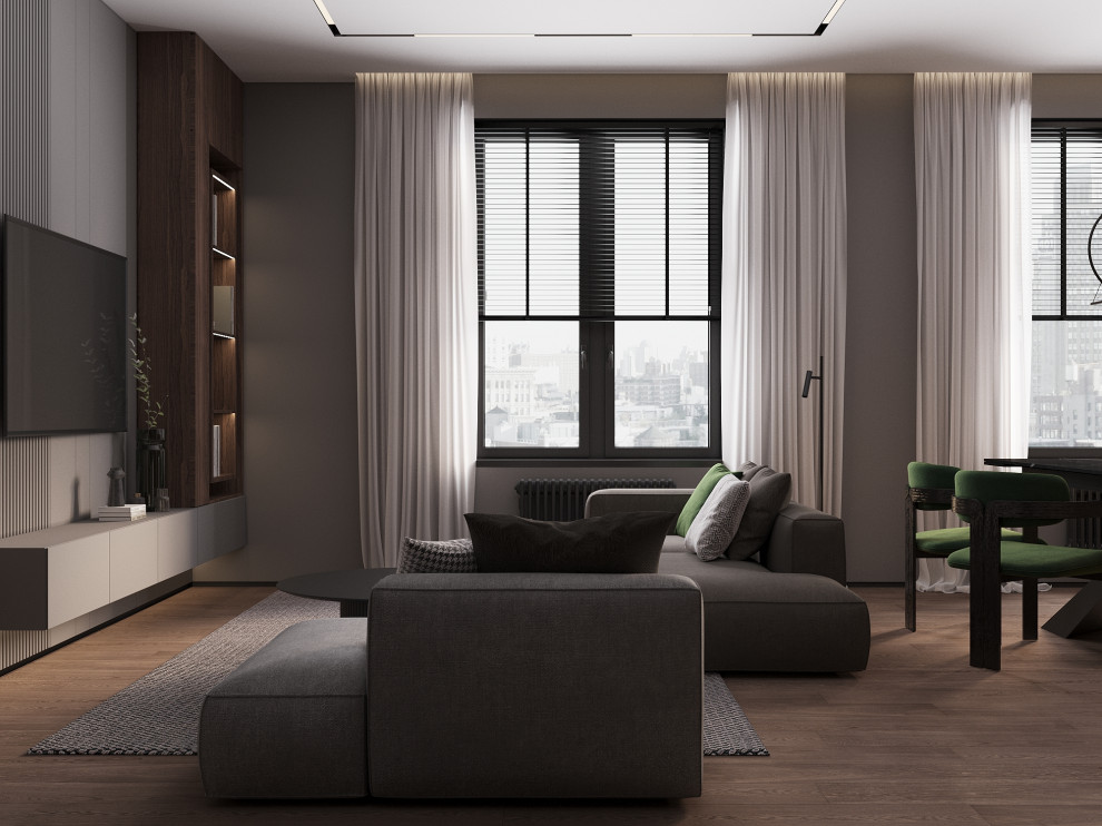 Дизайн-проект квартиры в ЖК «Фонвизинский» 83 кв.м