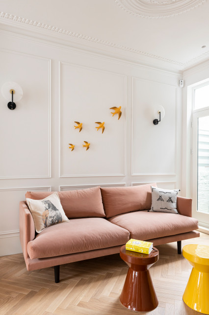 Bagleys Lane contemporary-vardagsrum