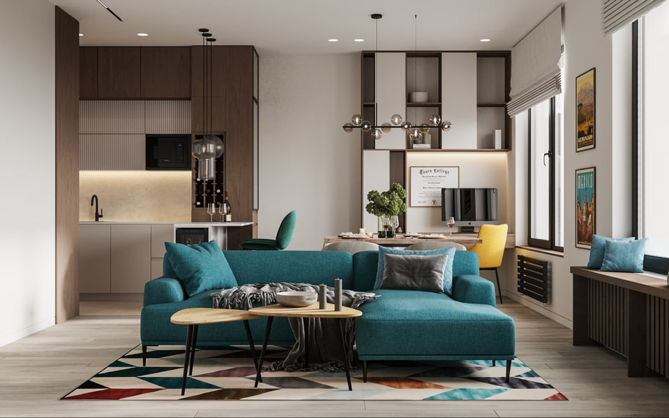 ЖК Гоголь парк, 3 комнаты, 80 м²