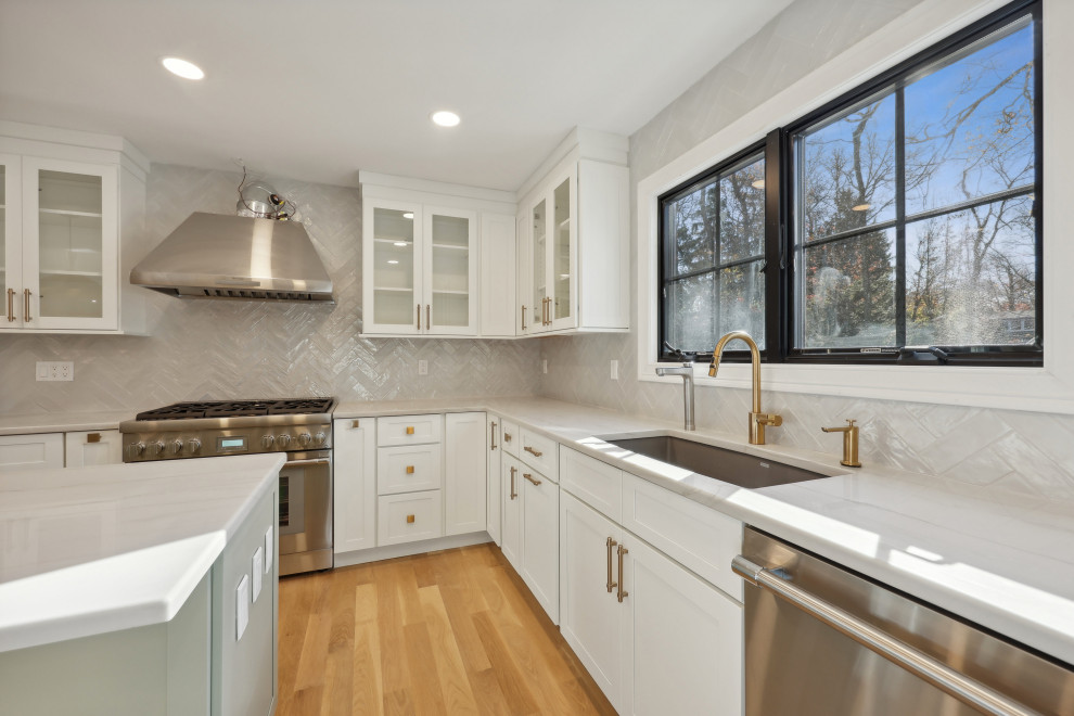 Kitchen Sink & Range Detail | Second Floor Addition Wyckoff NJ