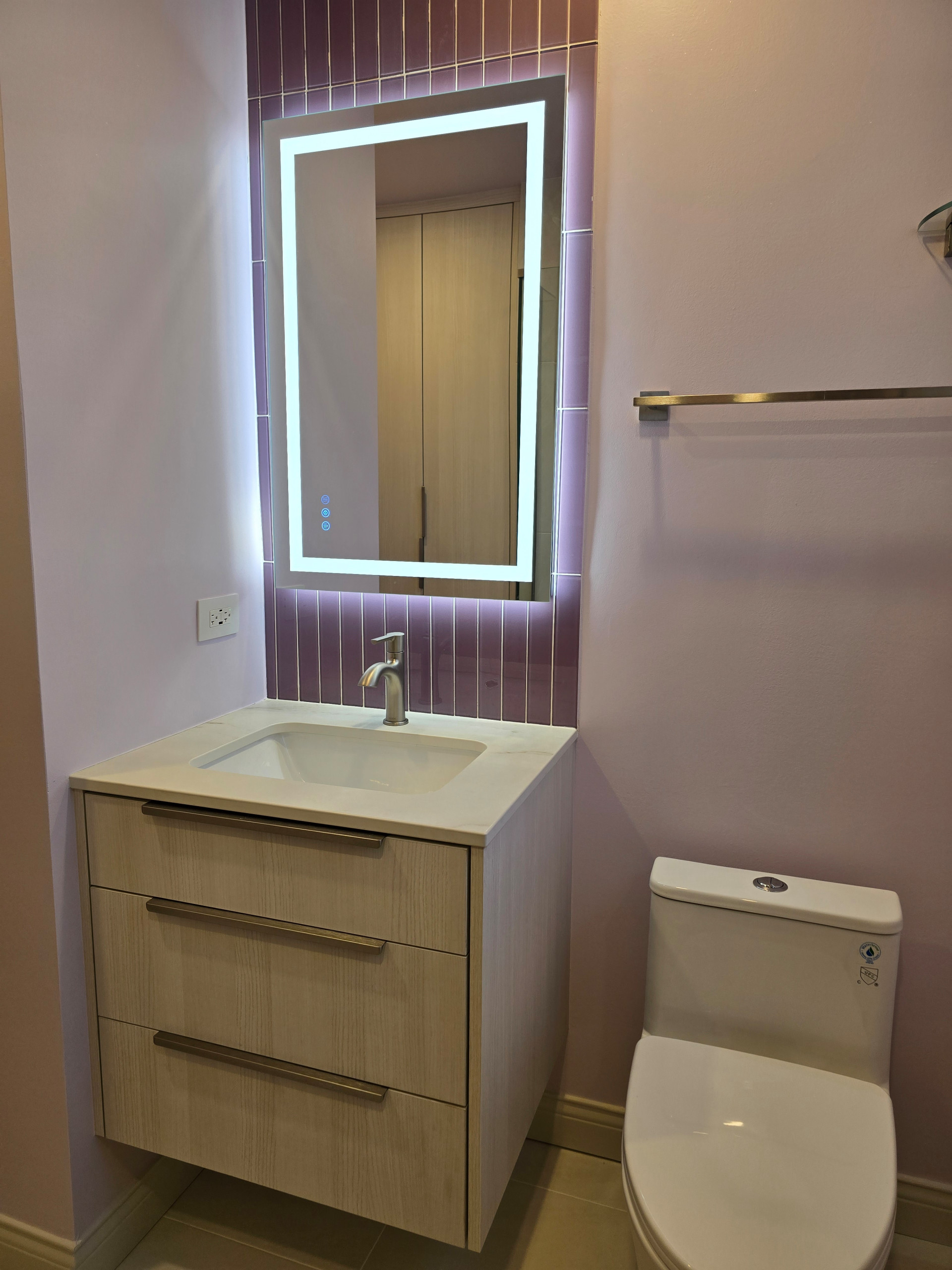 Rewarding small bathroom transformation