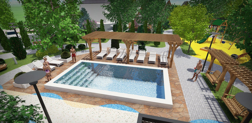 Проект гостиничного комплекса площадью 64 сотки