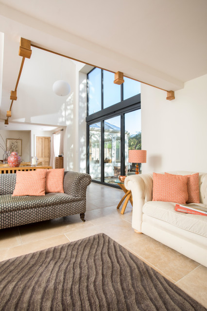 Contemporary Barn Conversion contemporary-vardagsrum