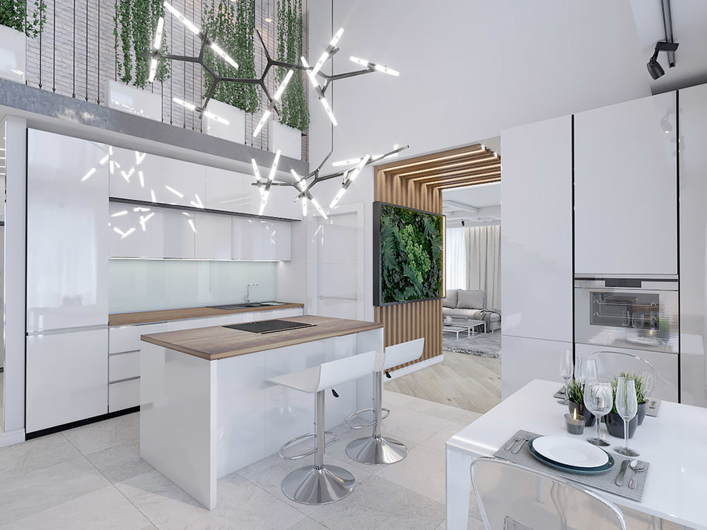 Интерьер двухуровневой квартиры