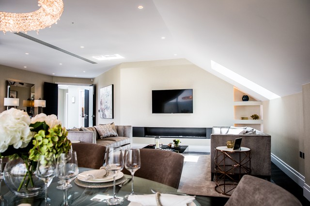 Classic Penthouse modern-dining-room