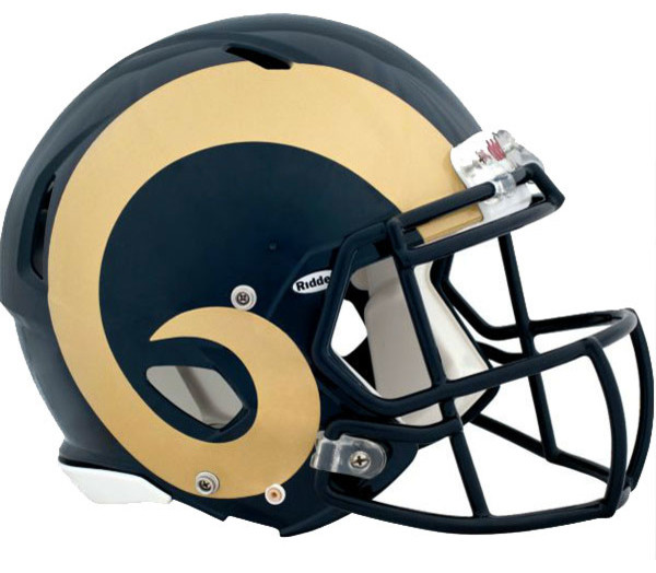 NFL St Louis Rams Teammate Helmet 3pc Wall Sticker Decal Set Contemporary Kids Wall Decor