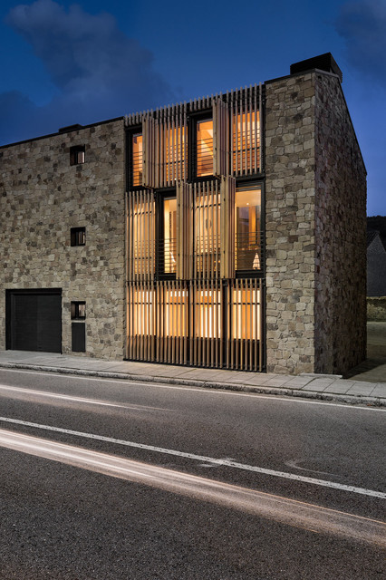 Fachada posterior trendy-hus-og-facade