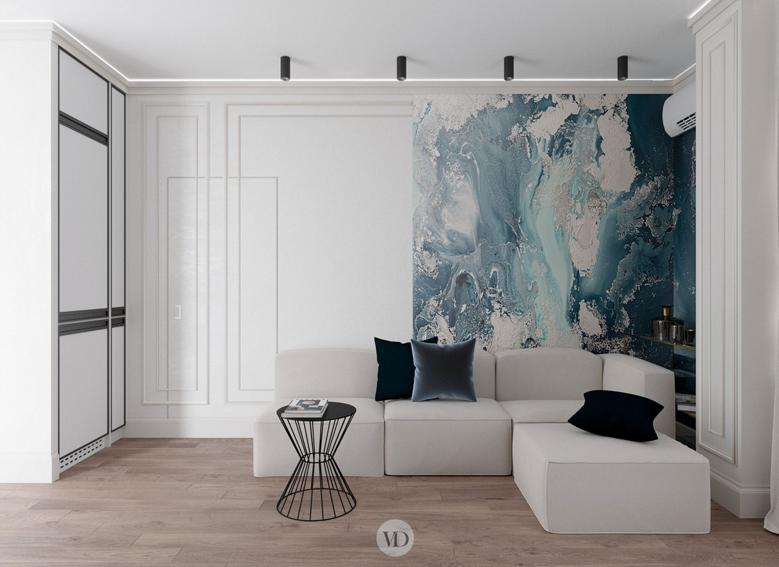 Дизайн-проект квартиры в ЖК Hьютон