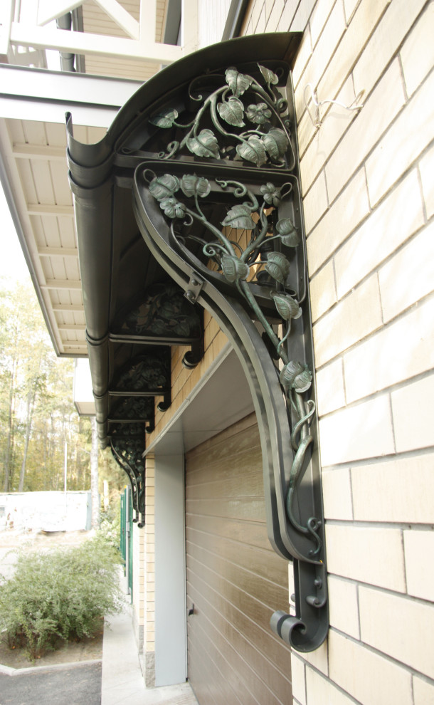 Кованые козырьки, навесы