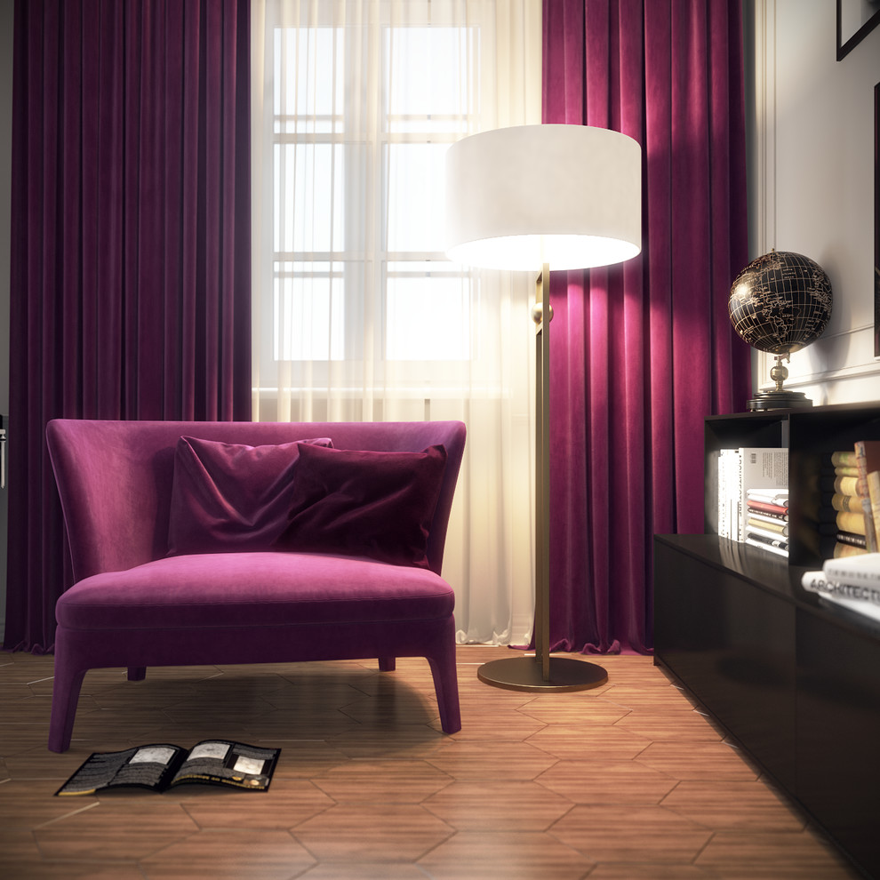 ЖК «Донской Олимп». Дизайн спальни в парижском стиле