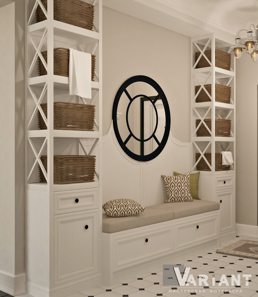 Интерьер прихожей в частном доме