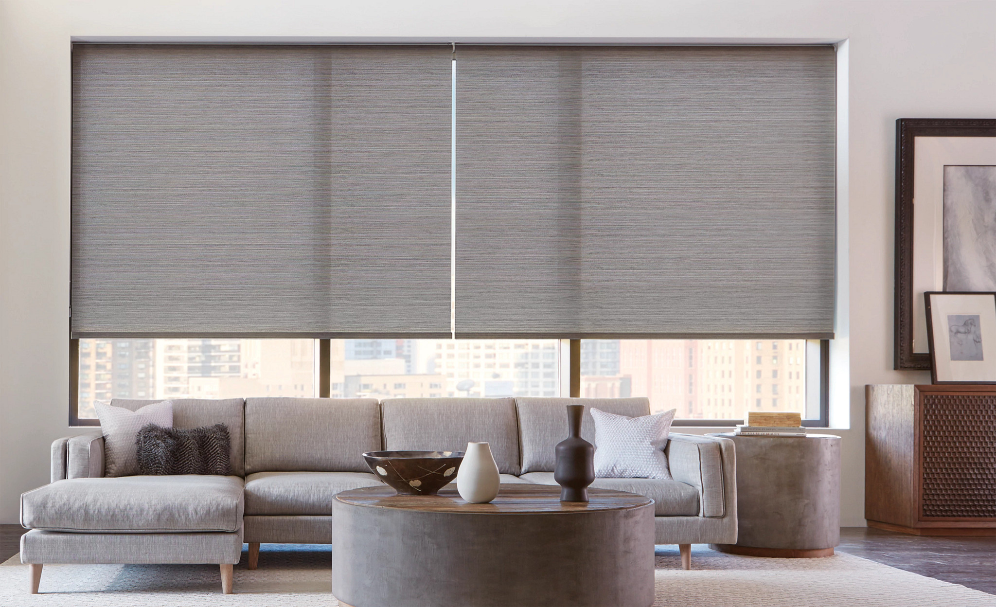 Side by Side Roller Shades