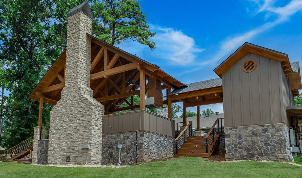 Timber Frame Outdoor Kitchen