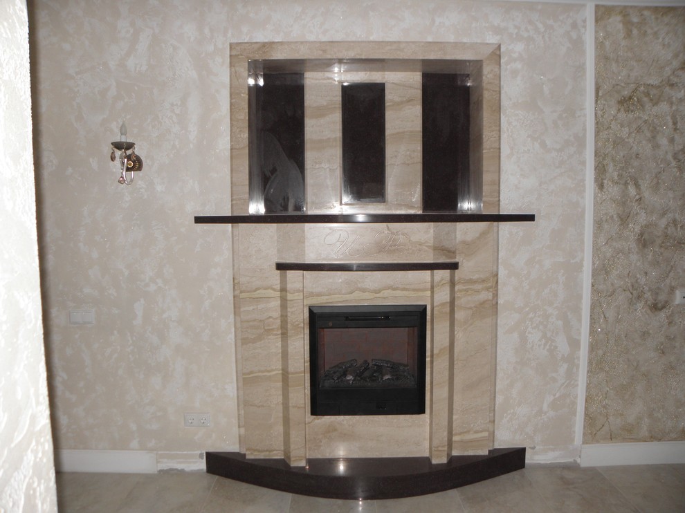 Лестница из композита кварца Tecnistone Brilliant White