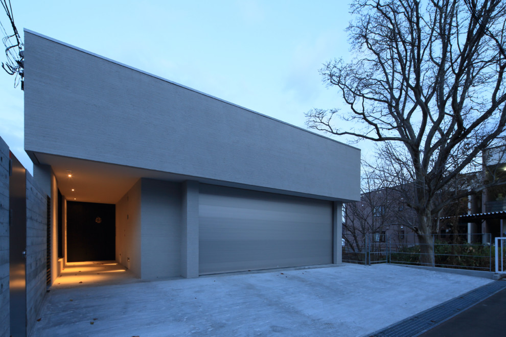 This is an example of a modern exterior in Sapporo.