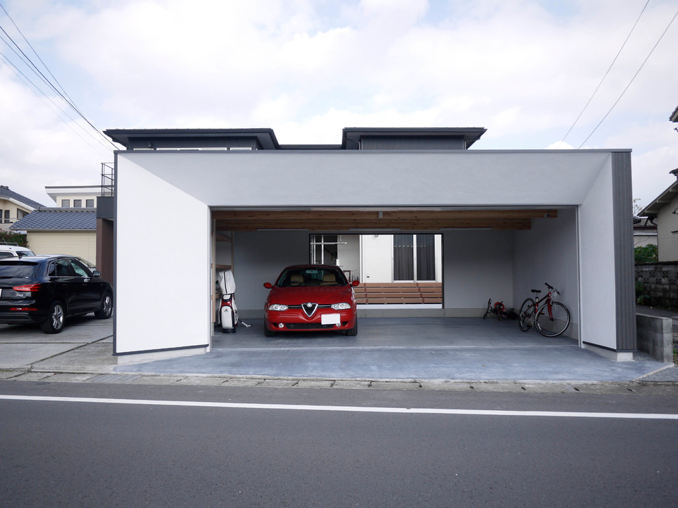 Inspiration for a modern garage in Other.