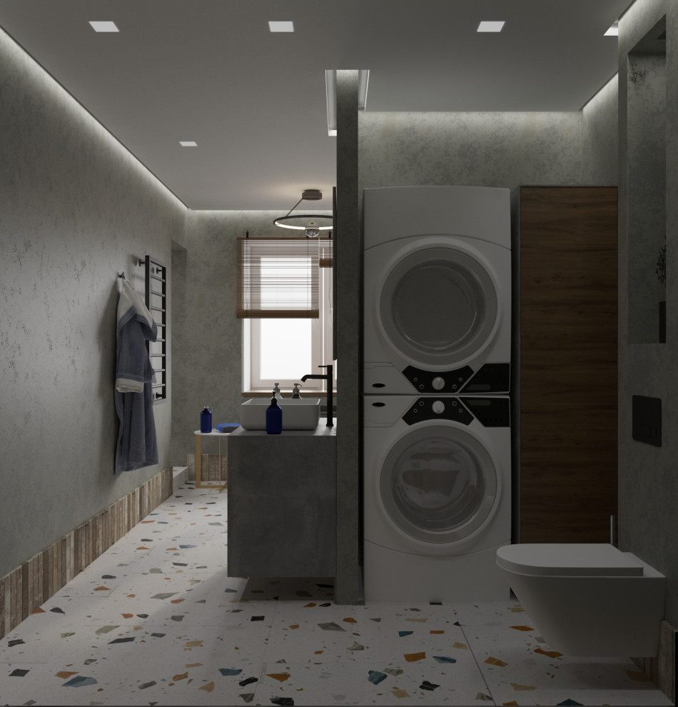 Интерьер двухуровневой четырехкомнатной квартиры