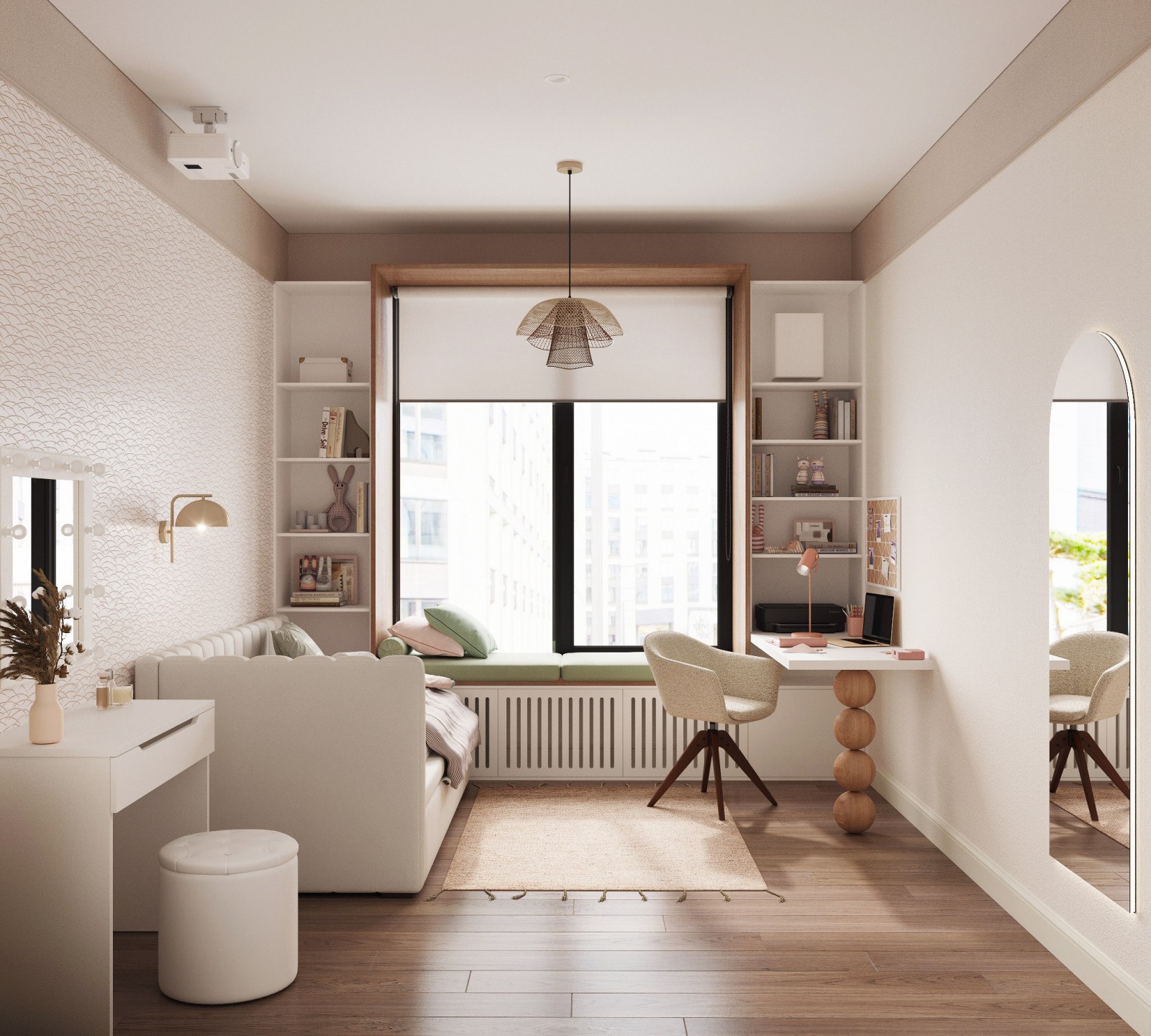 Уютная детская для девочки