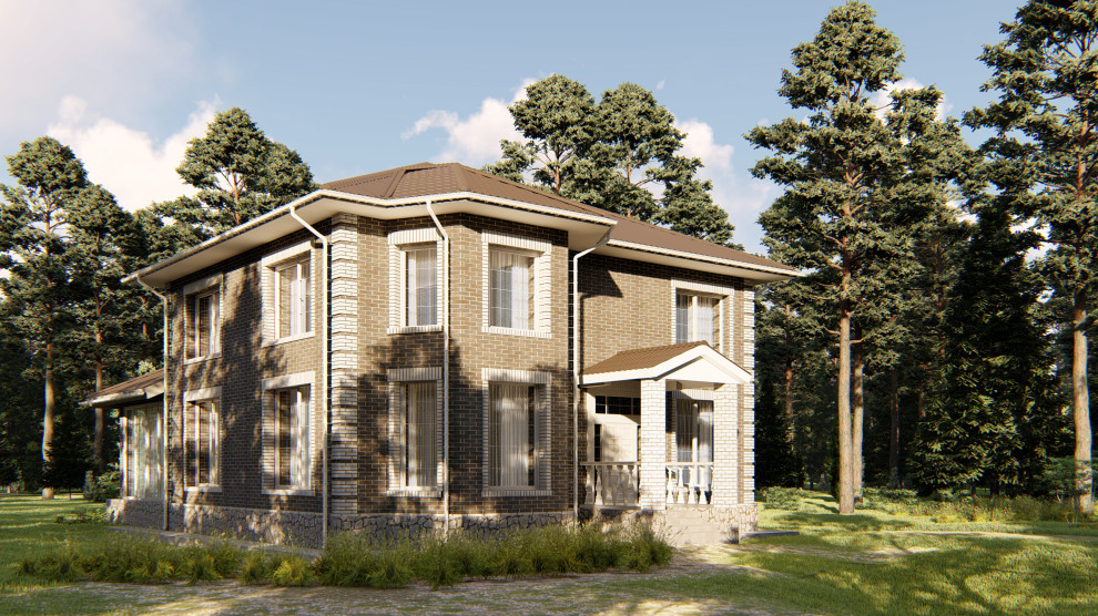 Дизайн фасадов индивидуального жилого дома