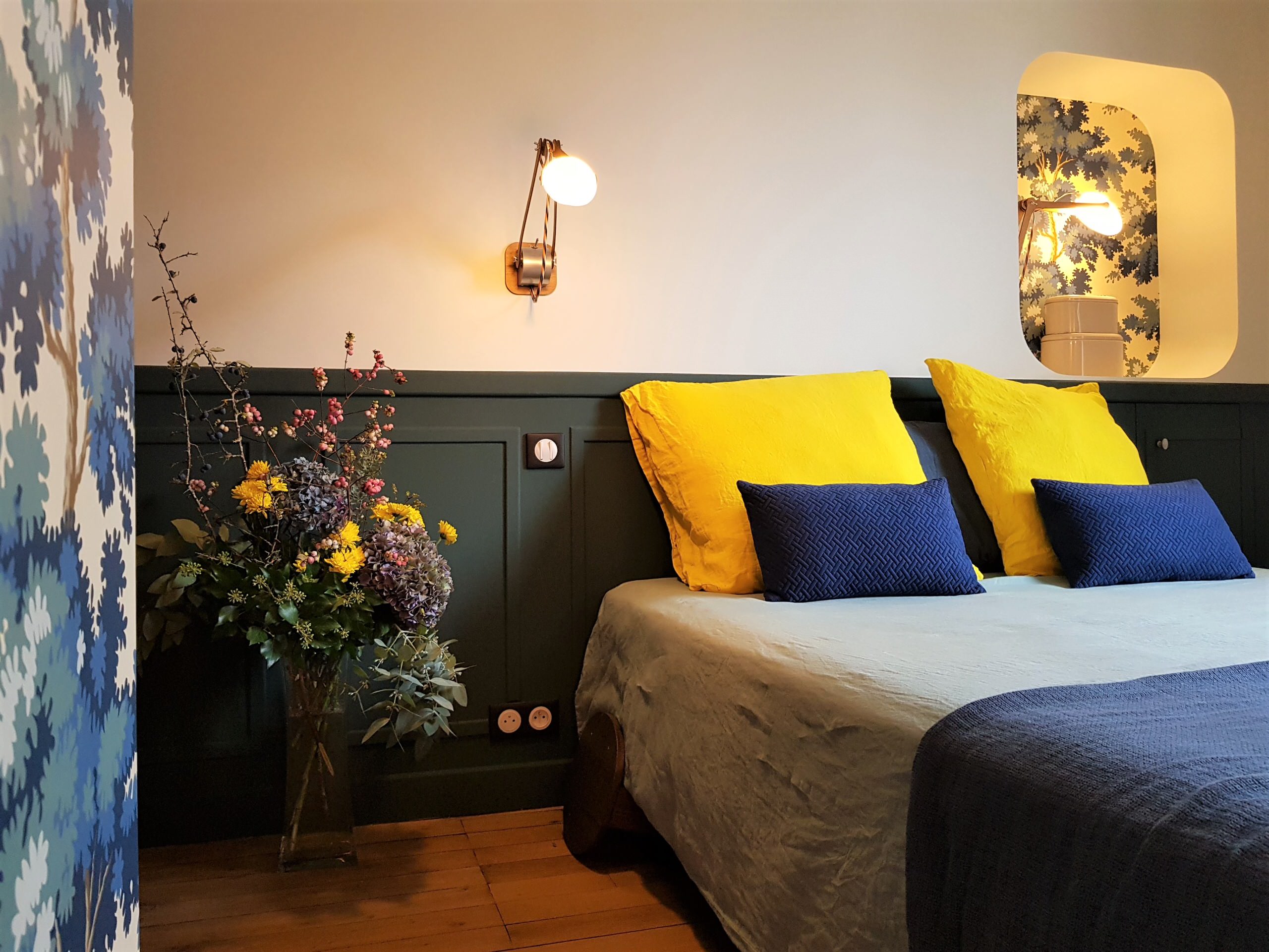 Chambre au feuillage