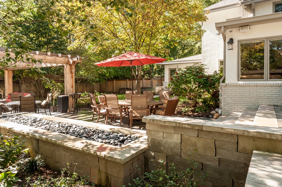 Limestone Patio - Traditional - Patio - Indianapolis - by ...