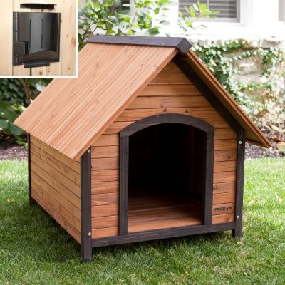 Precision Outback Country Lodge Dog House with Heater