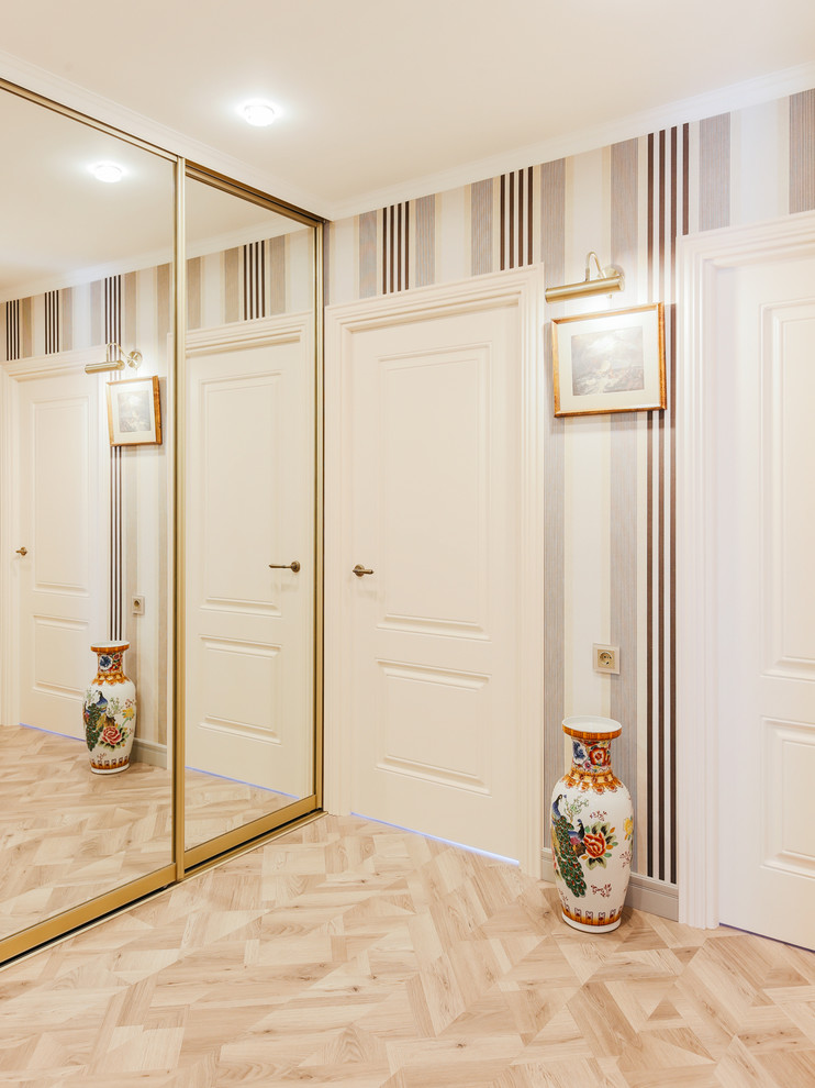 Дизайн-проект трёхкомнатной квартиры с яркой кухней