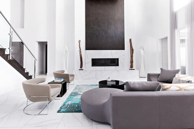 Couture Modern Residence Contemporary Living Room