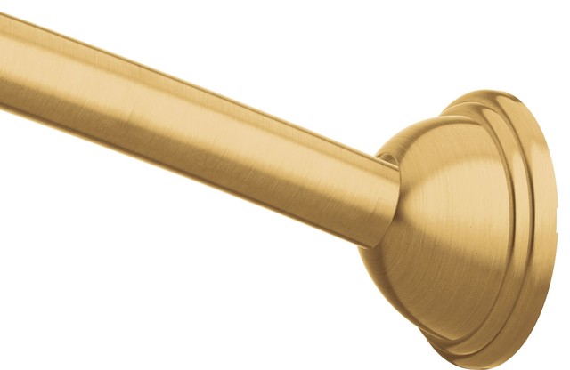 Moen CSR2160 54" - 72" Adjustable-Length Curved Shower Rod - Gold