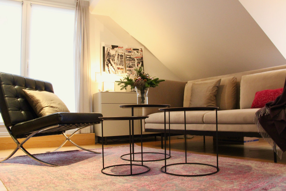 Eklektisches Wohnzimmer in Frankfurt am Main