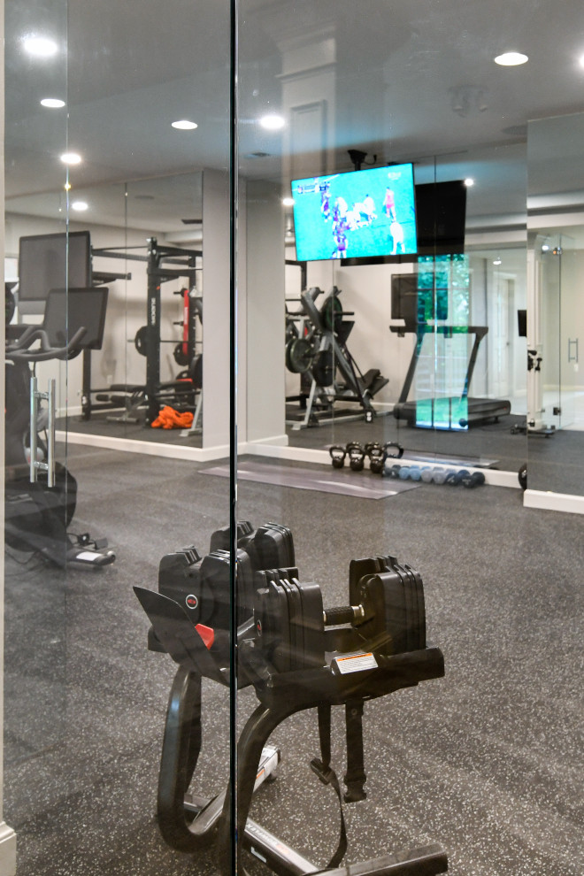 Moderner Fitnessraum in Washington, D.C.