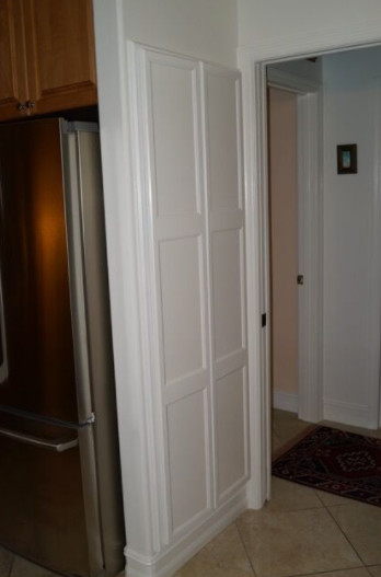 Example of a transitional hallway design in Tampa