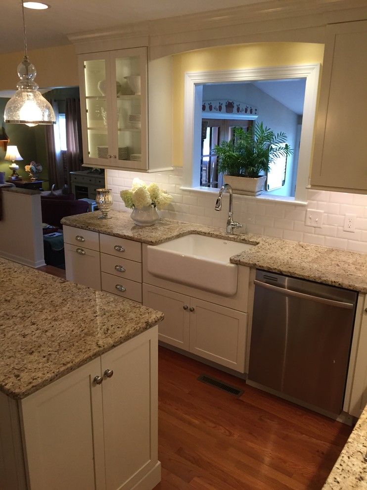 Off-white & White Kitchen with the Perfect Amount of "Glimmer"