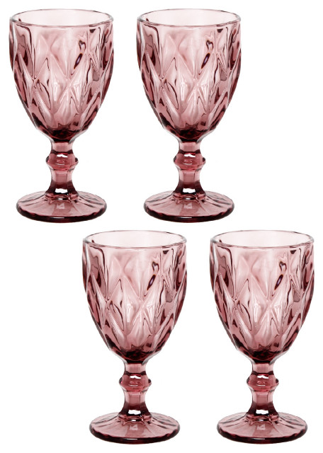 Vista All Purpose 10 Oz Wine Glasses Set Of 4 Contemporary Wine Glasses By Qualia Glass 1037