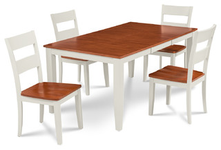 4 dining chairs black leather 5piece dining set table butterfly leaf chairs whitecherry white 4 dining chairs black leather 5piece dining set table butterfly leaf chairs whitecherry white