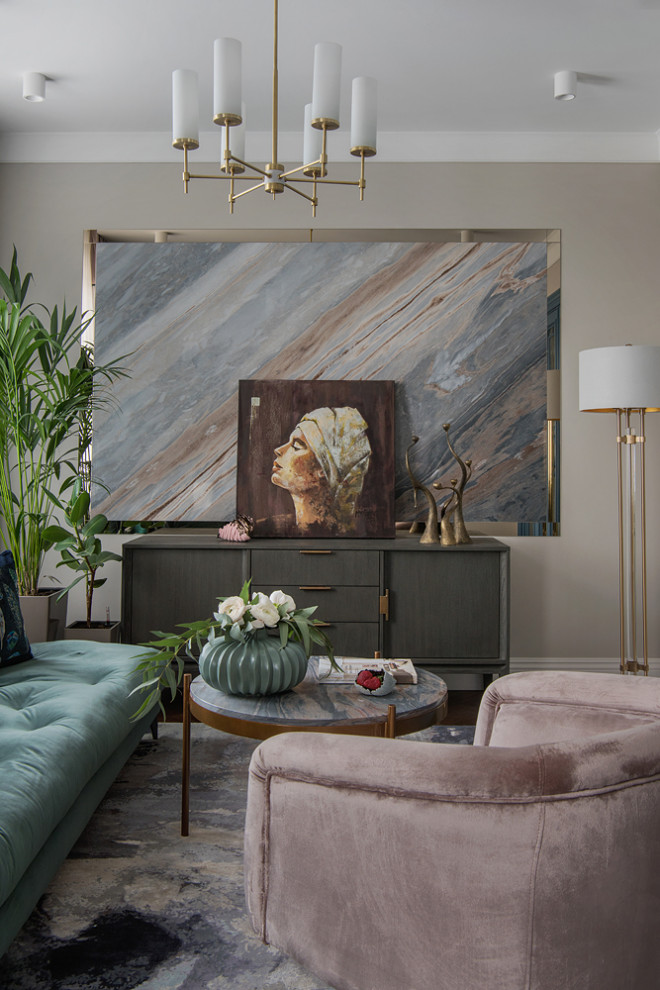 Гостиная в ЖК Донской Олимп